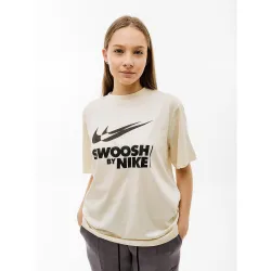 Женская Футболка Nike W TEE BF GLS Бежевый XS (7dFZ4634-113 XS) - Robinzon.ua