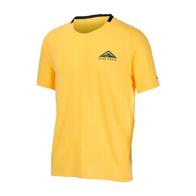 Мужская Футболка Nike M NK DF SOLAR CHASE SS TOP Оранжевый L (DV9305-848) - Robinzon.ua
