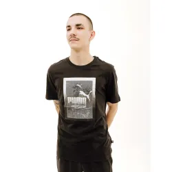 Чоловіча Футболка Puma GRAPHICS Photoprint Tee Чорний S (7d68018001 S) - Robinzon.ua