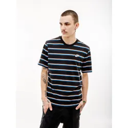 Мужская Футболка Nike M TEE CLUB STRIPE Черный M (7dDZ2985-011 M) - Robinzon.ua