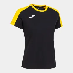 Футболка Joma ECO CHAMPIONSHIP SHORT SLEEVE T-SHIRT черный,желтый M 901690.109 M - Robinzon.ua