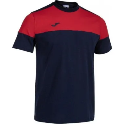 Мужская футболка Joma CREW V Темно-синий Красный S (103296.336) - Robinzon.ua