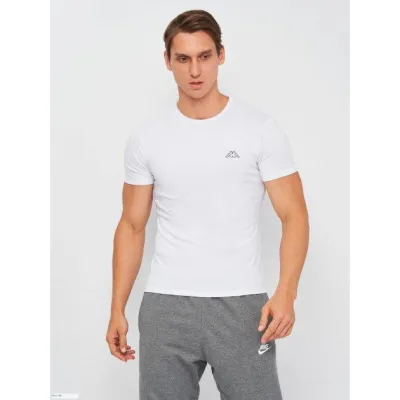 Футболка Kappa T-shirt Mezza Manica Girocollo белый Муж 2XL K1305 Bianco 2XL - Robinzon.ua