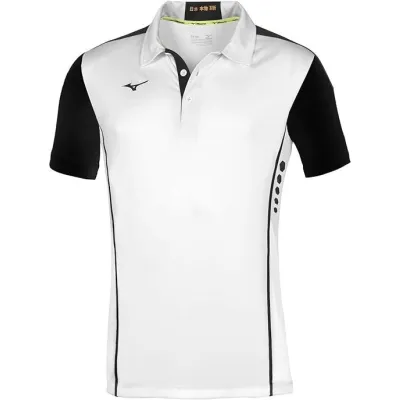 Чоловіча Футболка MIZUNO Men Hex Rect Polo білий/чорний (M) 62EA7002-73 M - Robinzon.ua