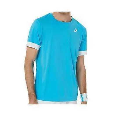 Мужская Футболка Asics COURT SS TOP Голубой XL (2041A255-418 XL) - Robinzon.ua