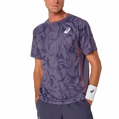 Мужская Футболка Asics GAME SS TOP Фиолетовый M (2041A323-500 M) - Robinzon.ua