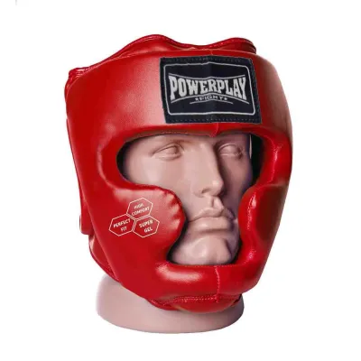 Боксерський шолом тренувальний PowerPlay 3043 Червоний S - Robinzon.ua