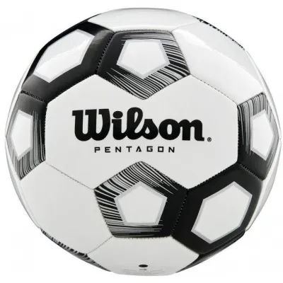 М'яч футбольний Wilson Pentagon white/black size 5 WTE8527XB05 - Robinzon.ua