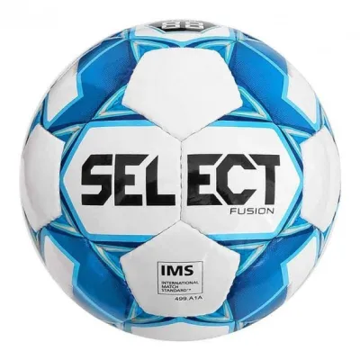Мяч футбольный Select Fusion IMS бело-голубой размер 3 085500-012 - Robinzon.ua