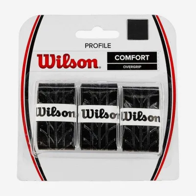 Обмотка Wilson profile overgrip BK 3pack (WRZ4025BK) - Robinzon.ua
