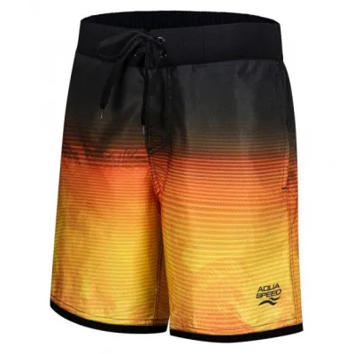 Плавки-шорты для мужчин Aqua Speed NOLAN 9072 оранжевый, черный Чел 42-44(S) 302-18 S - Robinzon.ua