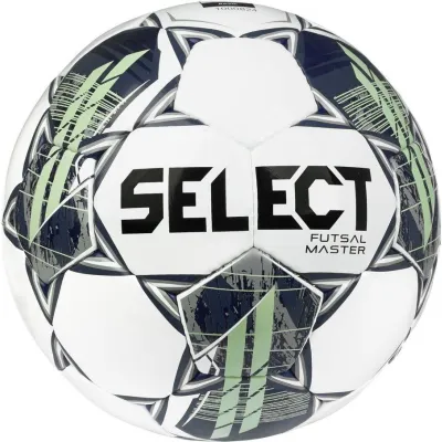 М'яч футзальний Select Futsal Master v22 білий/зелений Уни 4 (104346-334-4) - Robinzon.ua