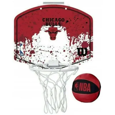 Набор баскетбольный Wilson NBA TEAM MINI HOOP CHI BULLS Красный (WTBA1302CHI) - Robinzon.ua