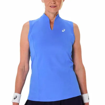 Женская теннисная Майка Asics COURT TANK MIDNIGHT Голубой M (2042A370-401 M) - Robinzon.ua