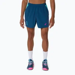 Мужские Шорты Asics PADEL COURT 7IN SHORT Синий L (2041A350-401 L) - Robinzon.ua