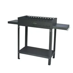 Мангал Daddy Smoke із 5 мм на 12 шампурів - Robinzon.ua