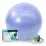Мяч для фитнеса (фитбол) полумассажный PowerPlay 4003 &Oslash;75 cm Gymball Sky Blue + насос - Robinzon.ua