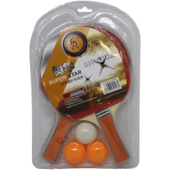 Набор деревянных ракеток для настольного тенниса с шариками Shuhua SН-008 Набор деревянных ракеток для настольного тенниса с шариками Shuhua SН-008 - Robinzon.ua