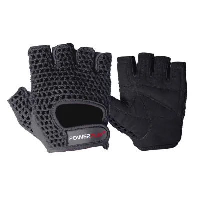 Перчатки для фитнеса и тяжелой атлетики PowerPlay 1953 Черные M - Robinzon.ua