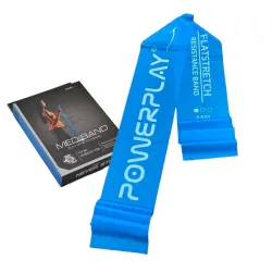 Стрічка-еспандер для фітнесу та реабілітації PowerPlay 4112 0.4мм MediBand Light Синя (6.8 кг) - Robinzon.ua