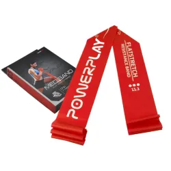 Стрічка-еспандер для фітнесу та реабілітації PowerPlay 4112 0.6мм MediBand Heavy Червона (11кг) - Robinzon.ua