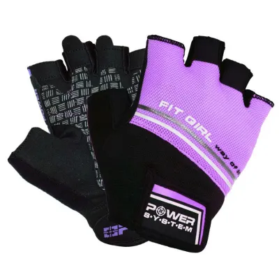 Рукавички для фітнесу та важкої атлетики Power System PS-2920 Fit Girl Evo Purple XS - Robinzon.ua
