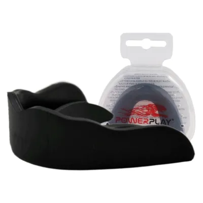 Капа боксерська PowerPlay 3317 SR доросла (вік 11+) чорна - Robinzon.ua