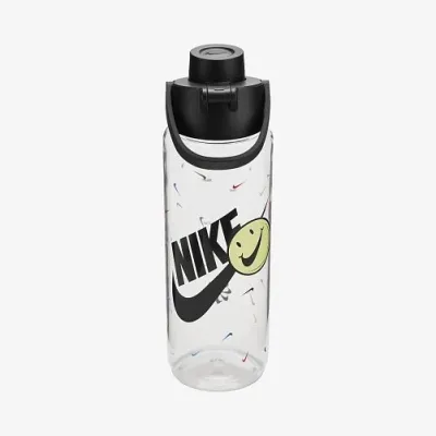 Пляшка Nike TR RENEW RECHARGE CHUG BOTTLE 24 OZ Графічний прозорий, Чорний Уні 709 мл (N.100.7637.968.24) - Robinzon.ua