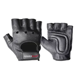 Рукавички для фітнесу та важкої атлетики PowerPlay 1572 Чорні M - Robinzon.ua