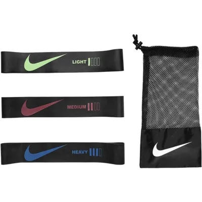 Эспандеры-петли Nike RESISTANCE BANDS MINI 3 PK NS Черный 60х5см (N.100.6723.013.NS) - Robinzon.ua