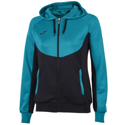 Женская спортивная кофта Joma ESSENTIAL черный,бирюзовый M 900699.116 M - Robinzon.ua