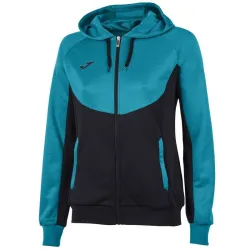 Женская спортивная кофта Joma ESSENTIAL черный,бирюзовый M 900699.116 M - Robinzon.ua