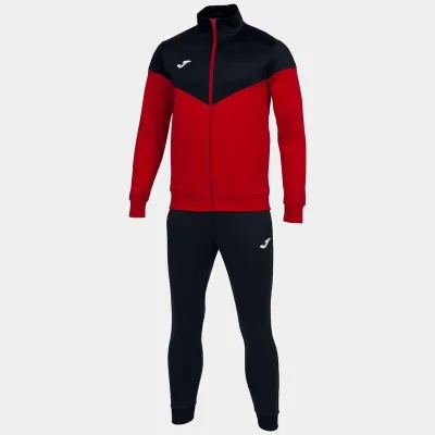 Мужской спортивный костюм Joma OXFORD TRACKSUIT красный,черный 2XL 102747.601 2XL - Robinzon.ua