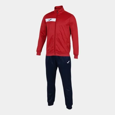 Мужской спортивный костюм Joma COLUMBUS TRACKSUIT красный,синий M 102742.603 M - Robinzon.ua