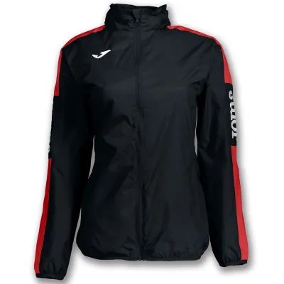 Женская ветровка Joma RAINJACKET CHAMPION IV BLACK-RED WOMAN черный,красный S 900382.106 S - Robinzon.ua