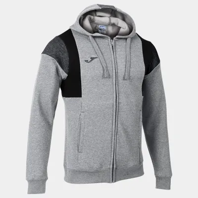 Мужская спортивная кофта Joma CONFORT III ZIP-UP HOODIE серый S 102733.251 S - Robinzon.ua