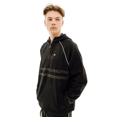 Мужская Кофта Ellesse 1/4 Zip Top Черный L (7dSUT19256-011 L) - Robinzon.ua