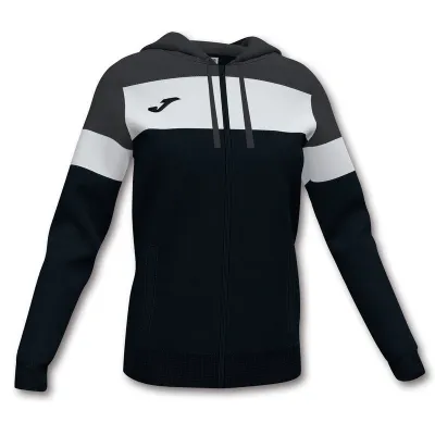 Жіноча спортивна кофта Joma CREW IV HOODIE JACKET черный,темно-серый S 901041.110 S - Robinzon.ua