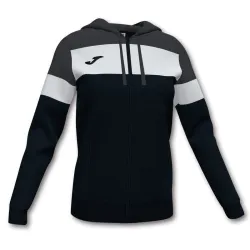 Жіноча спортивна кофта Joma CREW IV HOODIE JACKET чорний,темно-сірий XS 901041.110 XS - Robinzon.ua