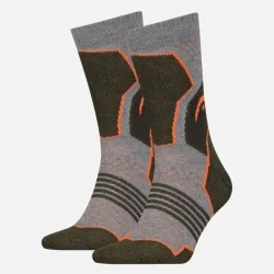 Шкарпетки Head HIKING QUARTER 2P UNISEX сірий, зелений 35-38 (701219910-001 35-38) - Robinzon.ua