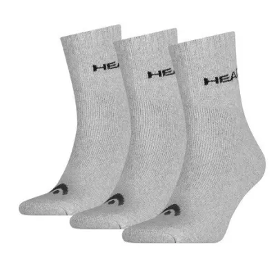 Шкарпетки Head SHORT CREW 3P UNISEX сірий 35-38 (701213457-400 35-38) - Robinzon.ua