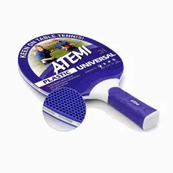 Ракетка для настільного тенісу ATEMI Plastic Universal Синій (4740152100642) - Robinzon.ua