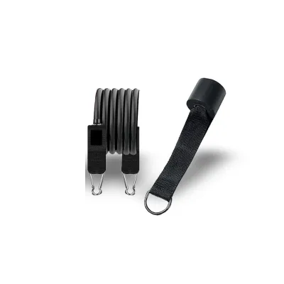 Дверное крепление для эспандеров "Якорь" + 2 карабина + Эспандер жгут эластичный PowerPlay PP_4104 Black - Robinzon.ua