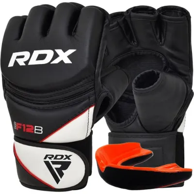 Рукавиці для ММА RDX F12 Model GGRF Black XL (капа у комплекті) - Robinzon.ua