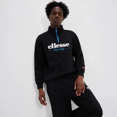 Мужская Кофта Ellesse Baleor 1/4 Zip Top Черный M (7dSHX20966-011 M) - Robinzon.ua