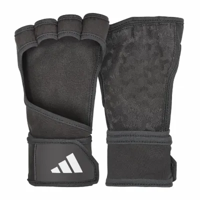 Перчатки для тренинга Adidas Open Back Training Gloves черный Уни M ADGB-15061 M - Robinzon.ua
