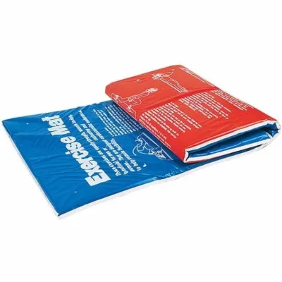 Коврик спортивный Toorx Padded Exercise с антискользящей поверхностью Синий Красный 181 х 60 х 2,5 см (931149) - Robinzon.ua