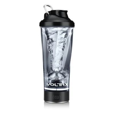 Шейкер спортивный электрический&nbsp;VOLTRX&nbsp;VortexBoost 600 мл.&nbsp;Tritan Black - Robinzon.ua