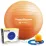 Мяч для фитнеса (фитбол) Power System PS-4018 &Oslash;85 cm PRO Gymball Orange - Robinzon.ua