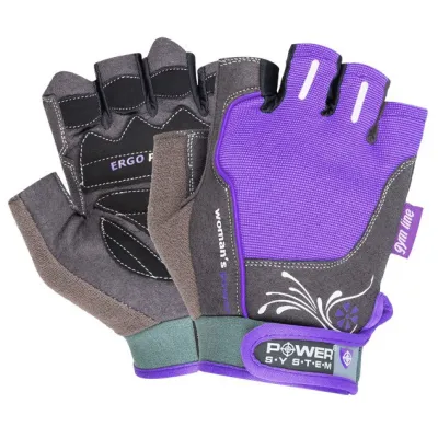 Перчатки для фитнеса и тяжелой атлетики Power System PS-2570 Woman's Power женские Purple S - Robinzon.ua